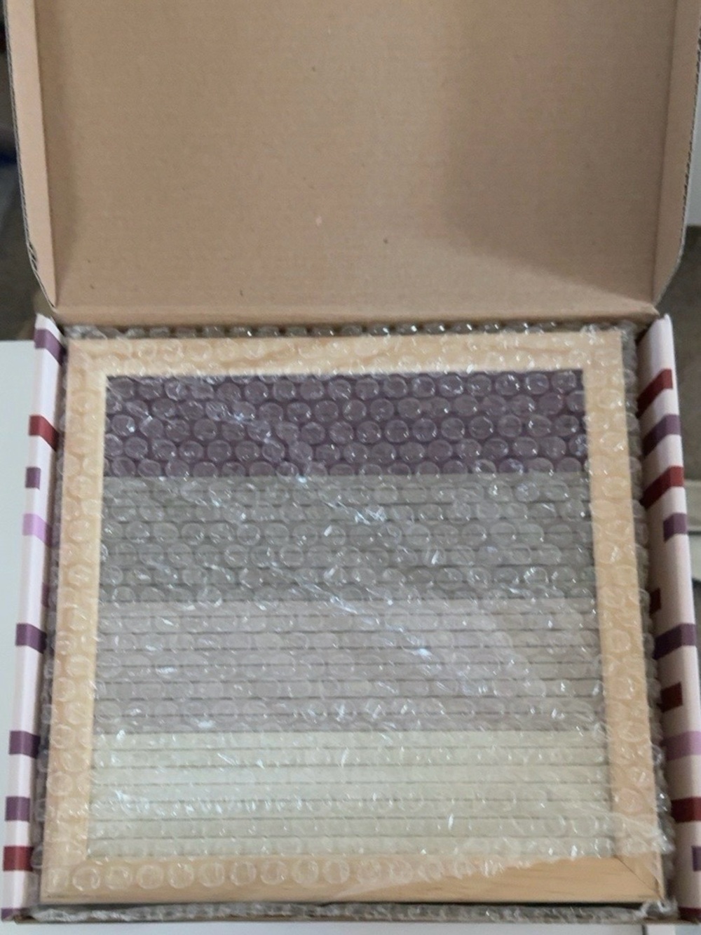 NEW XO Sienna Ombre Felt Message Board 10x10 + Letters Symbols